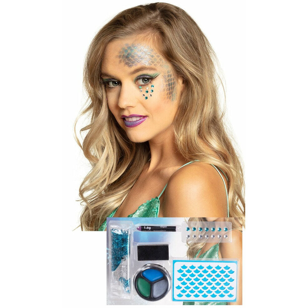 Kit de Maquillaje de Sirena | Don Disfraz