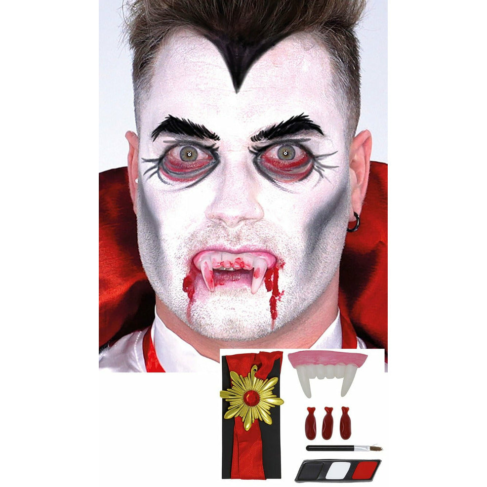 Kit de Maquillaje de Vampiro Drácula | Don Disfraz
