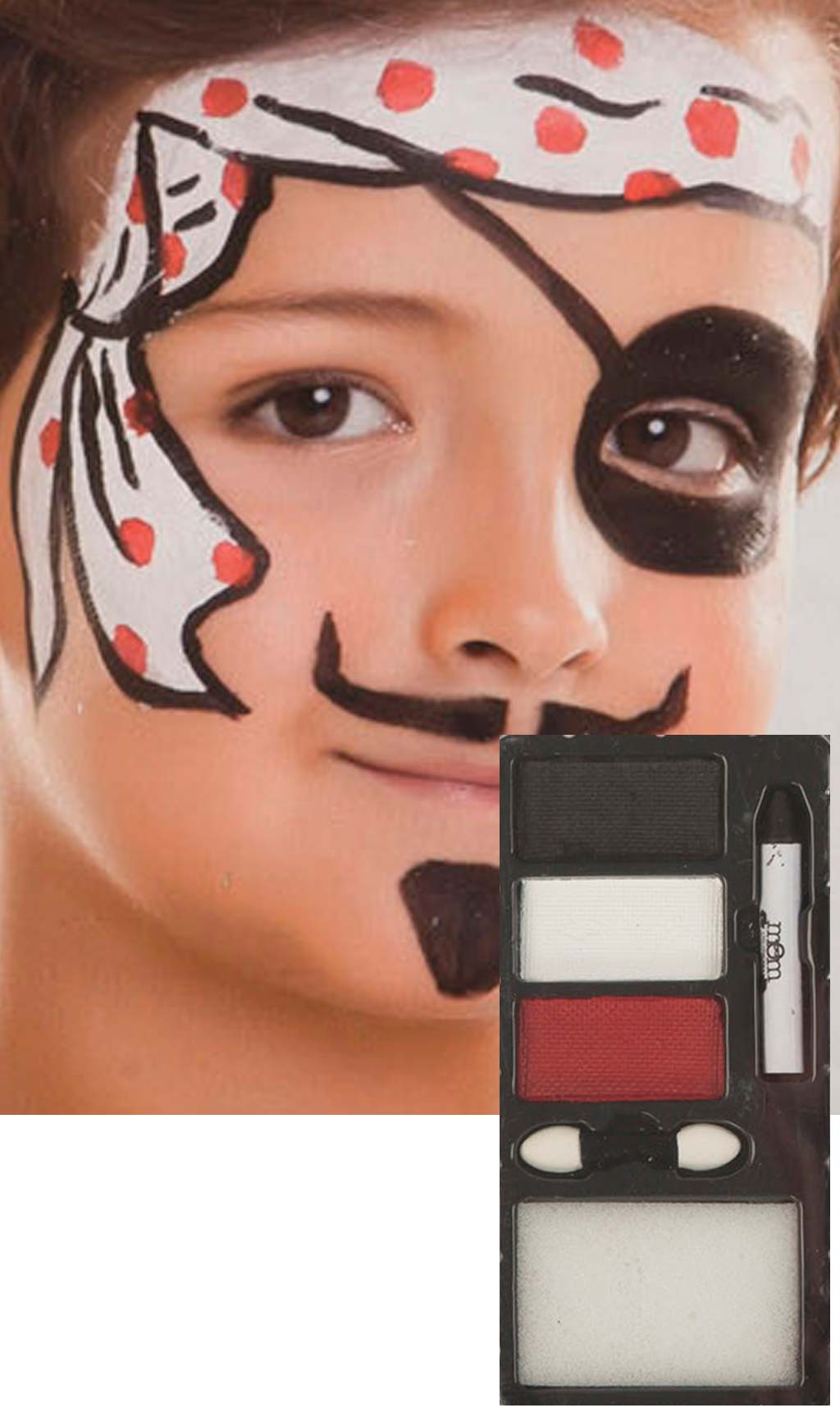 Kit Maquillage Pirate enfant  Costumalia by Monsieur Deguisement