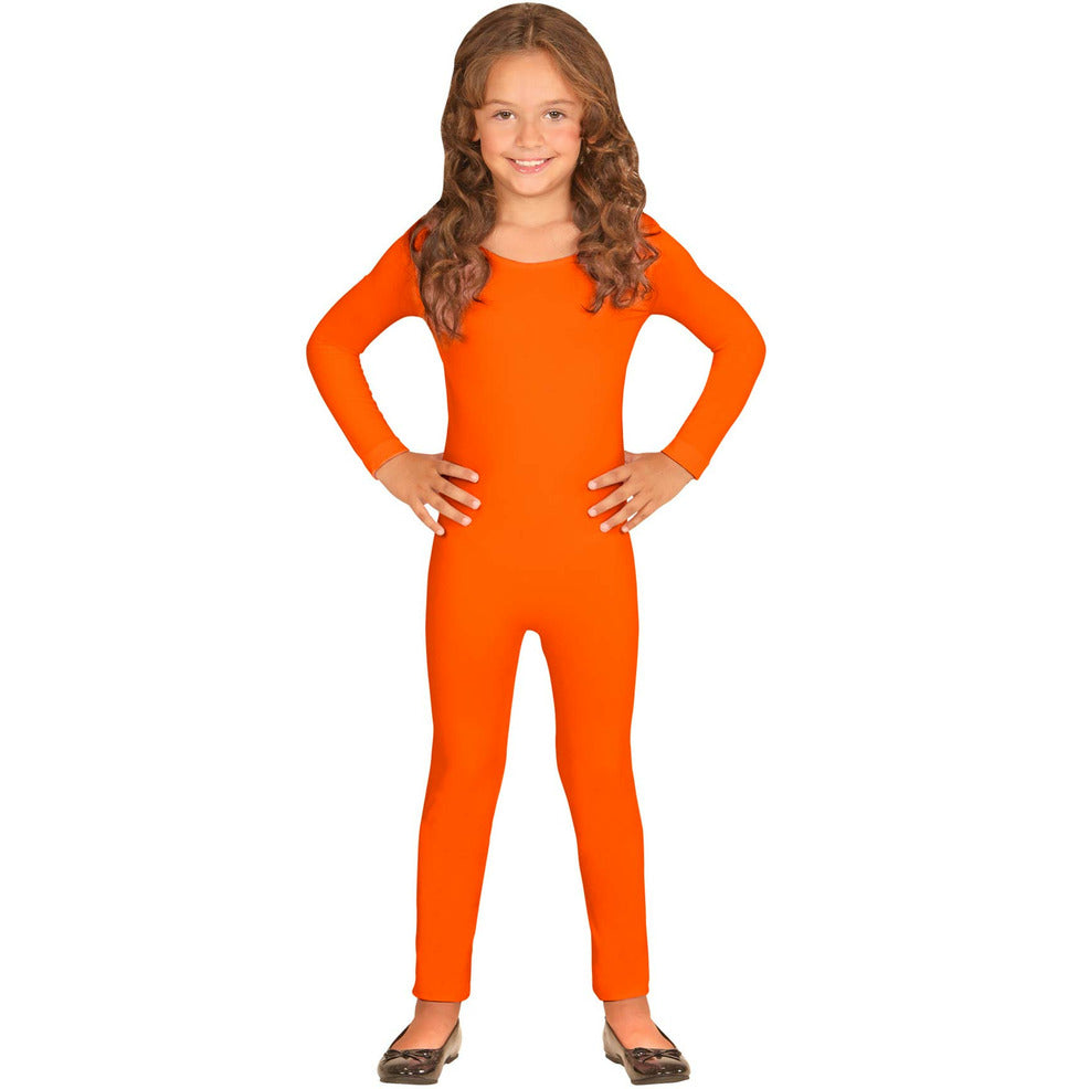 Malla de Cuerpo Entero Naranja infantil | Don Disfraz