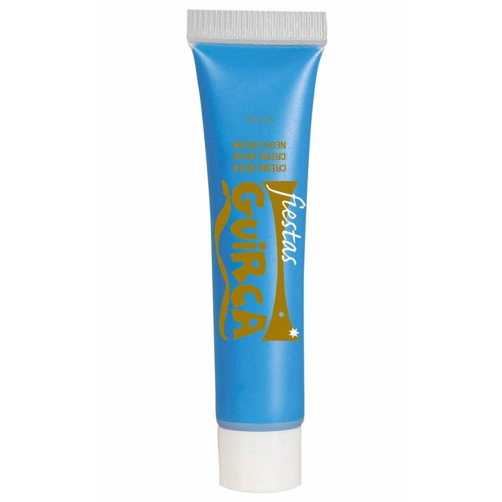 Maquillaje en Crema Azul Fluorescente | Don Disfraz