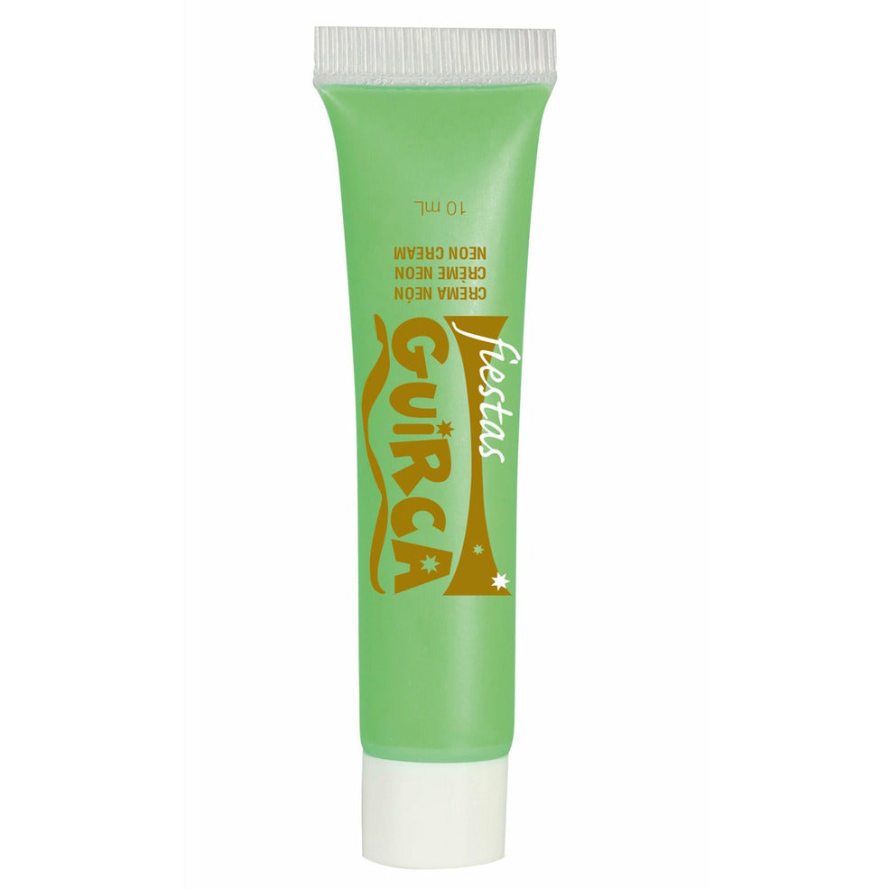 Maquillaje en Crema Verde Fluorescente | Don Disfraz