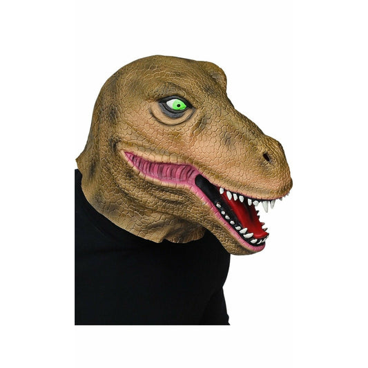 Máscara de látex de Dinosaurio T-Rex | Don Disfraz