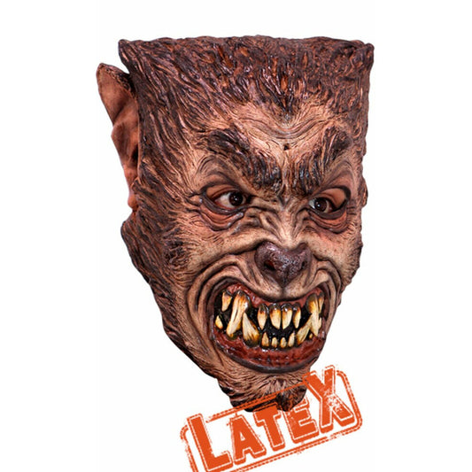 Máscara de látex Hombre Lobo Salvaje | Don Disfraz