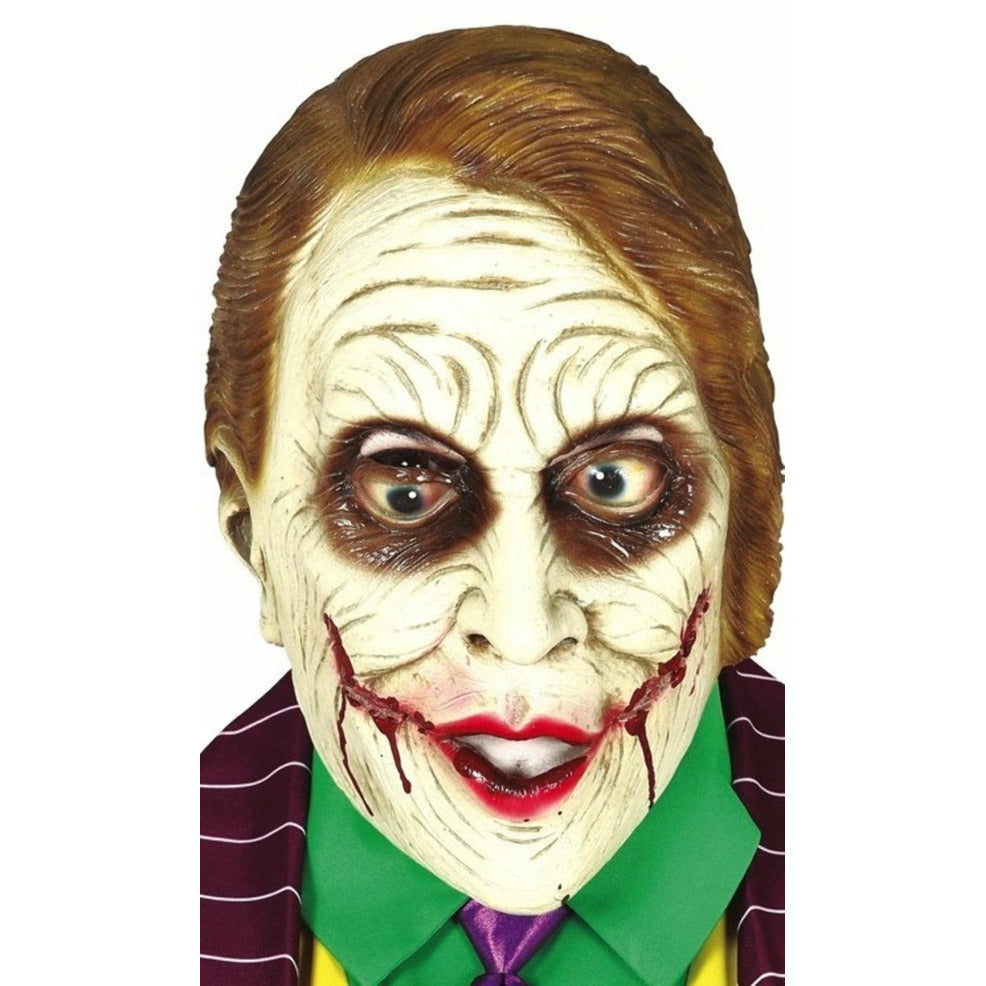 Máscara de látex Payaso Malvado | Don Disfraz