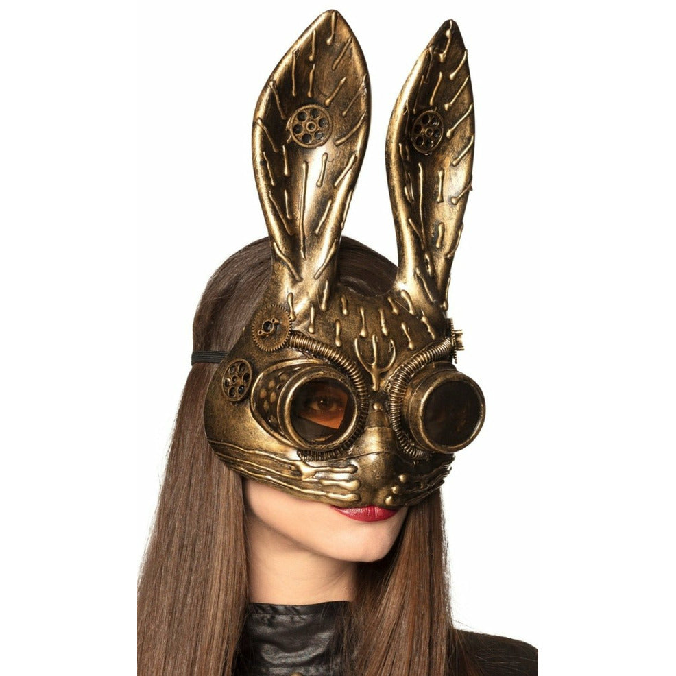Máscara de Steampunk Conejo | Don Disfraz