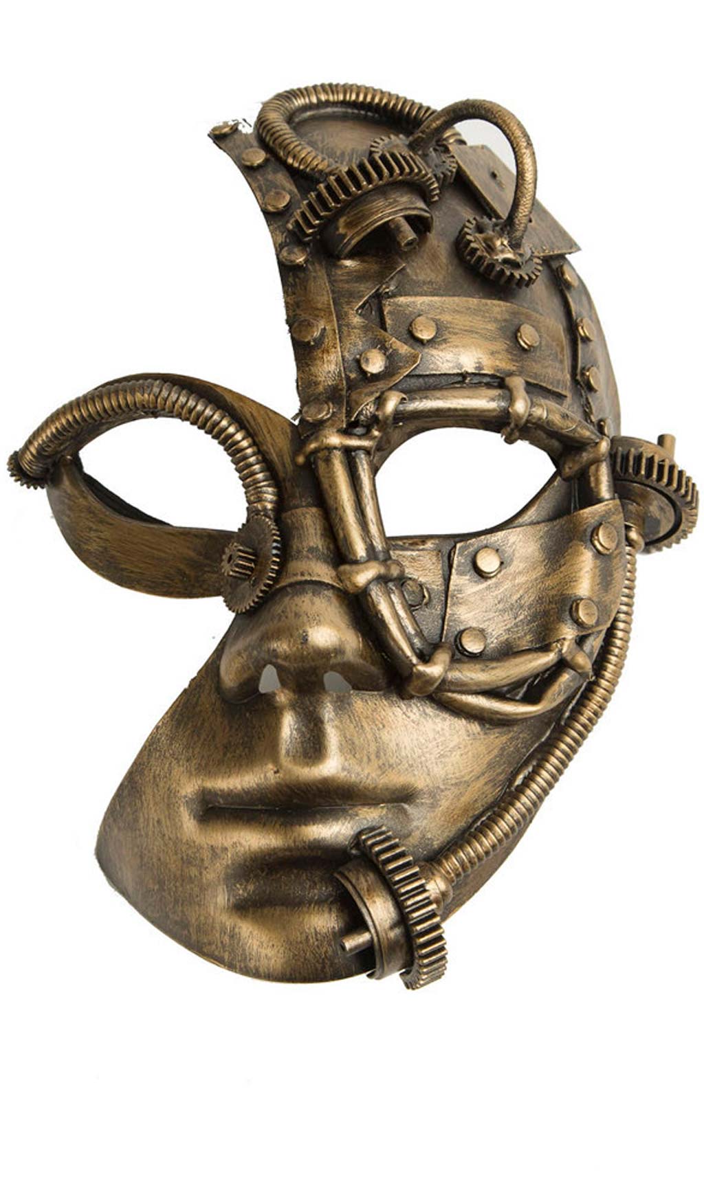 Masque Steampunk Demi-Lune