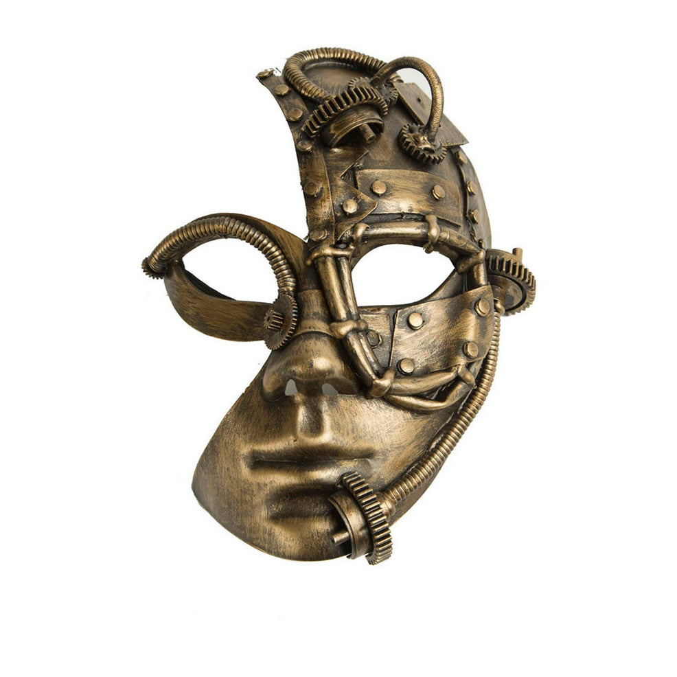 Máscara de Steampunk Medialuna | Don Disfraz