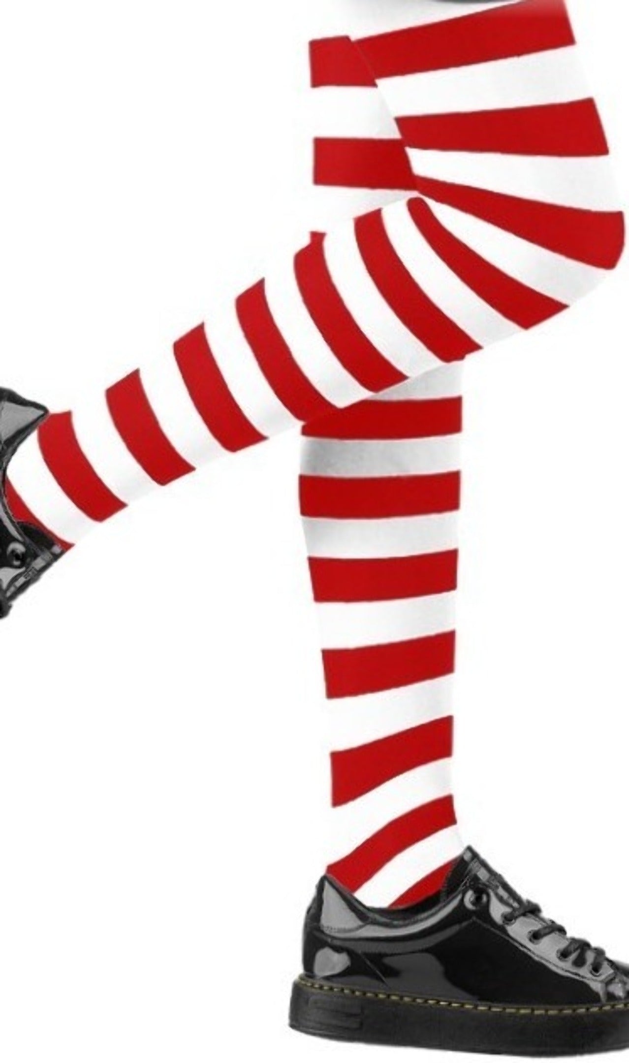 Collants Rayés Rouges et Blancs Eco enfant