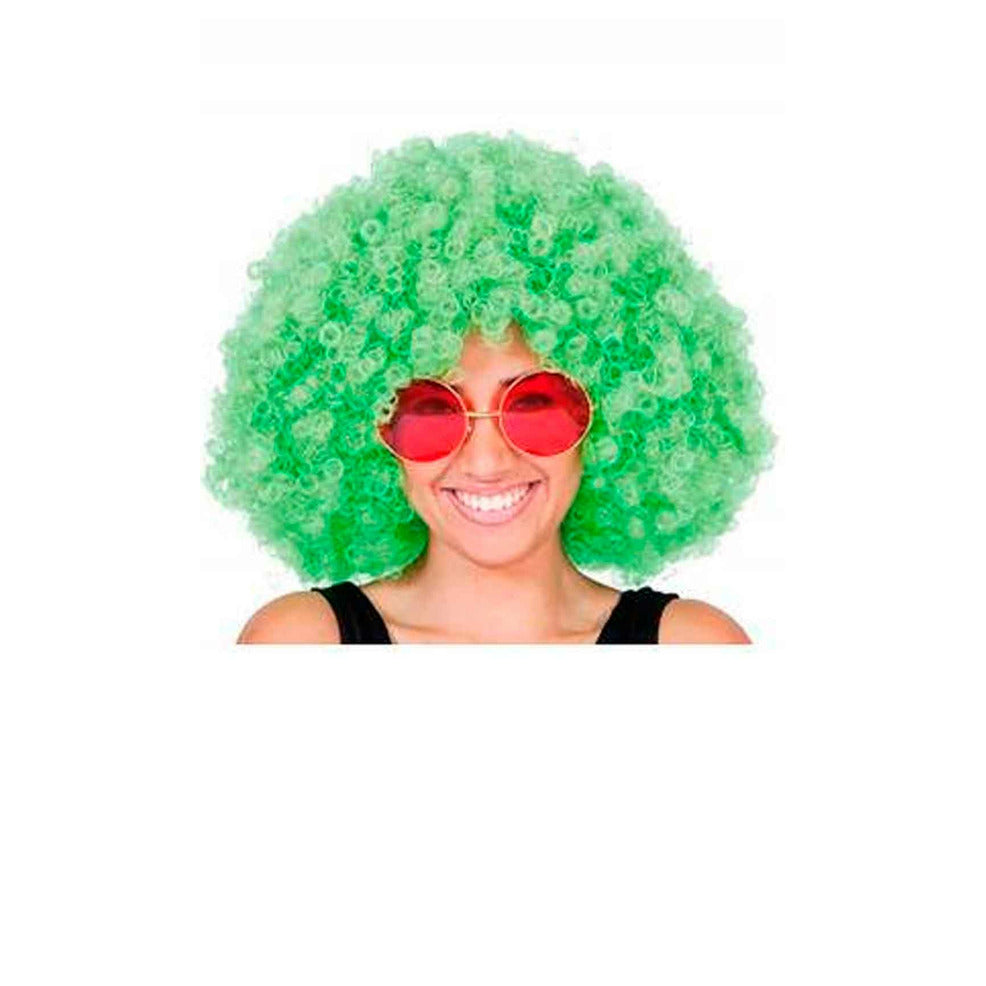Peluca Afro Jumbo Verde | Don Disfraz