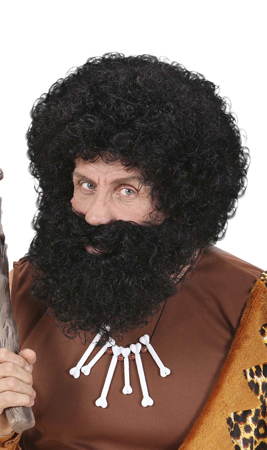 Perruque et Barbe Frisée Couleurs