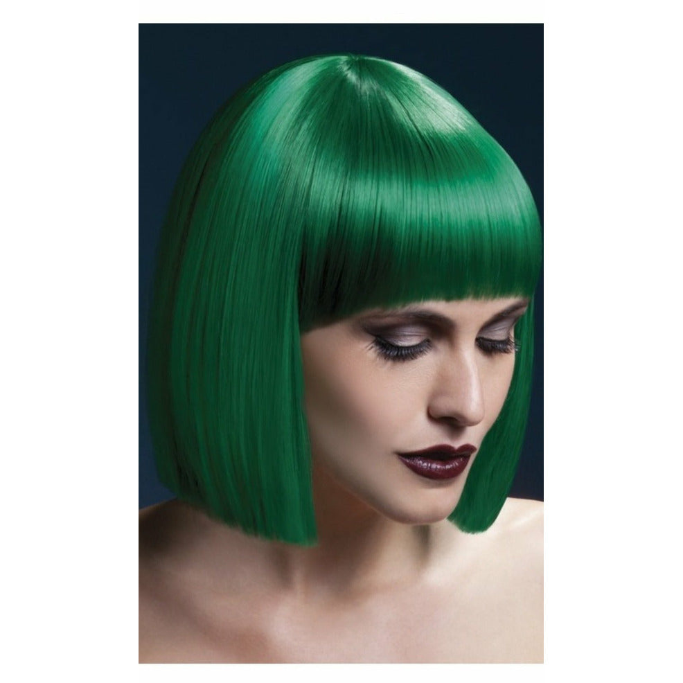 Peluca Corta Fever Verde | Don Disfraz