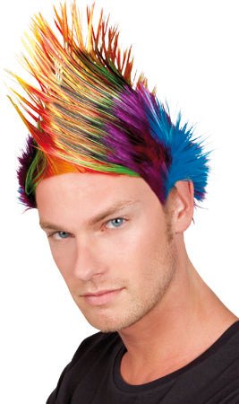 Perruque Crête Multicolore