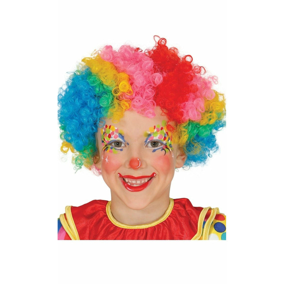 Peluca de Payaso Multicolor Eco infantil | Don Disfraz