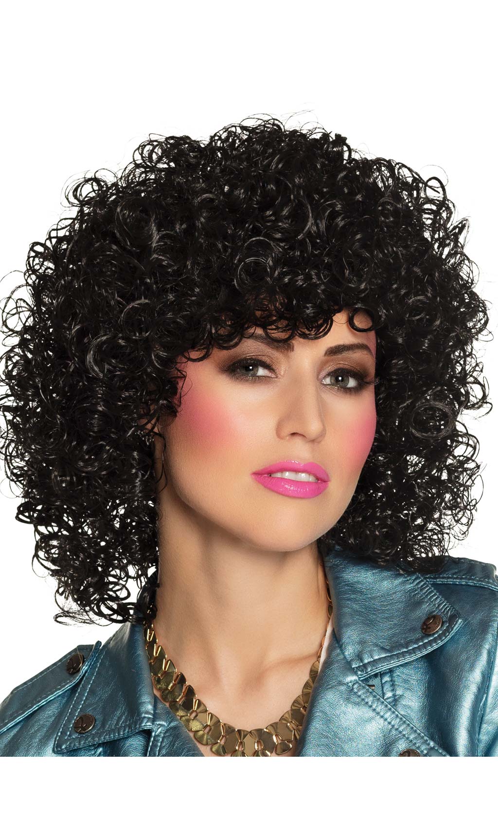 Perruque Frisée Noire