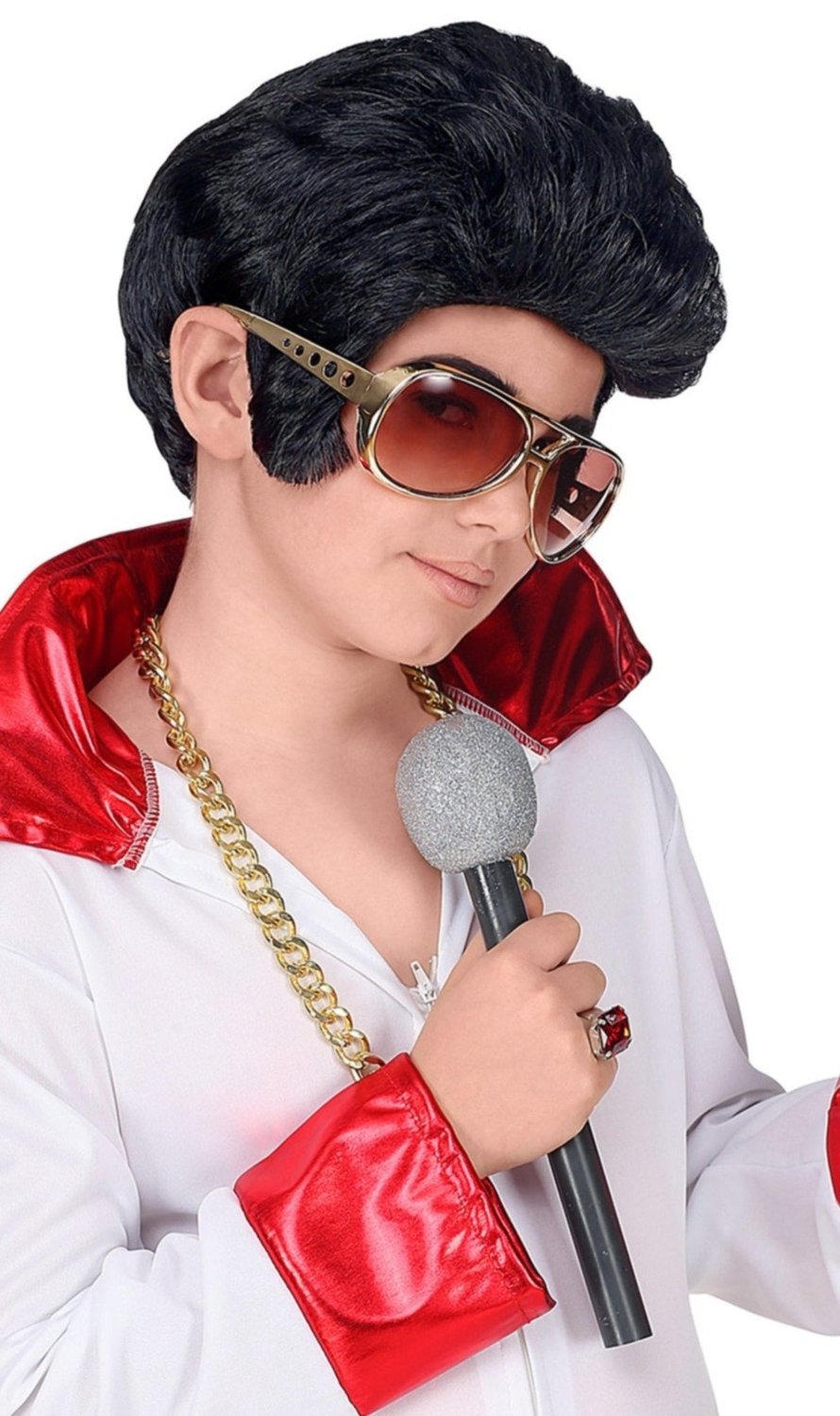 Perruque de Roi du Rock pour enfant