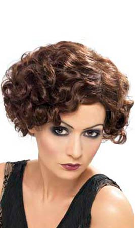 Perruque Années 20 Marron