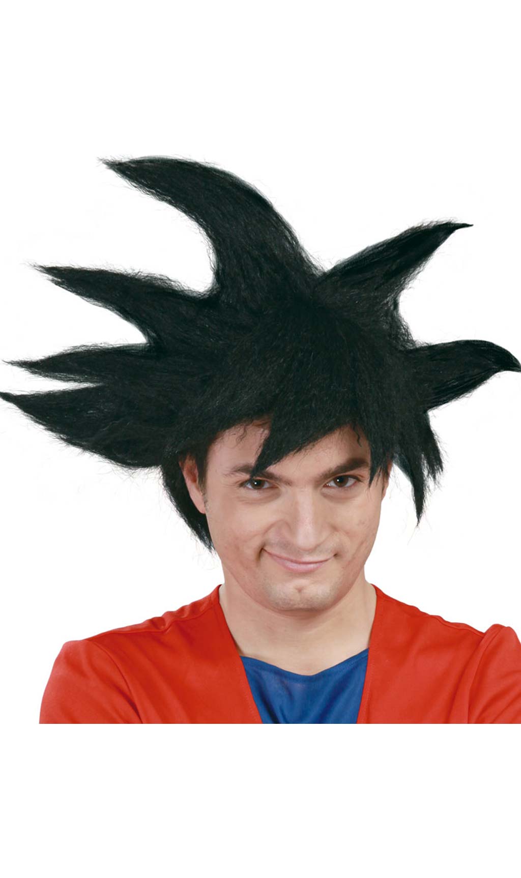 Perruque Guerrier Manga Noire