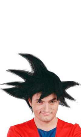 Perruque Guerrier Manga Noire