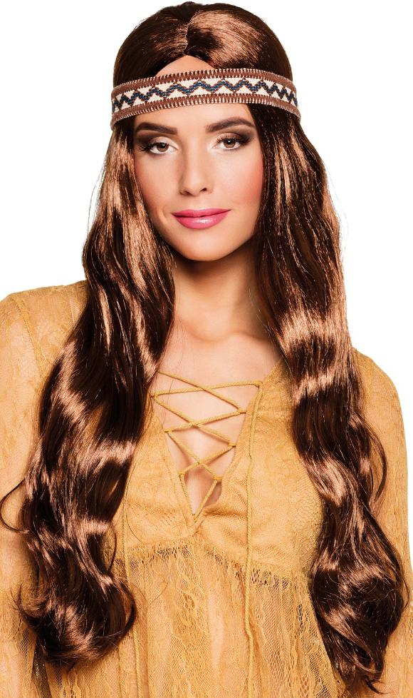 Perruque Hippie avec Bandeau