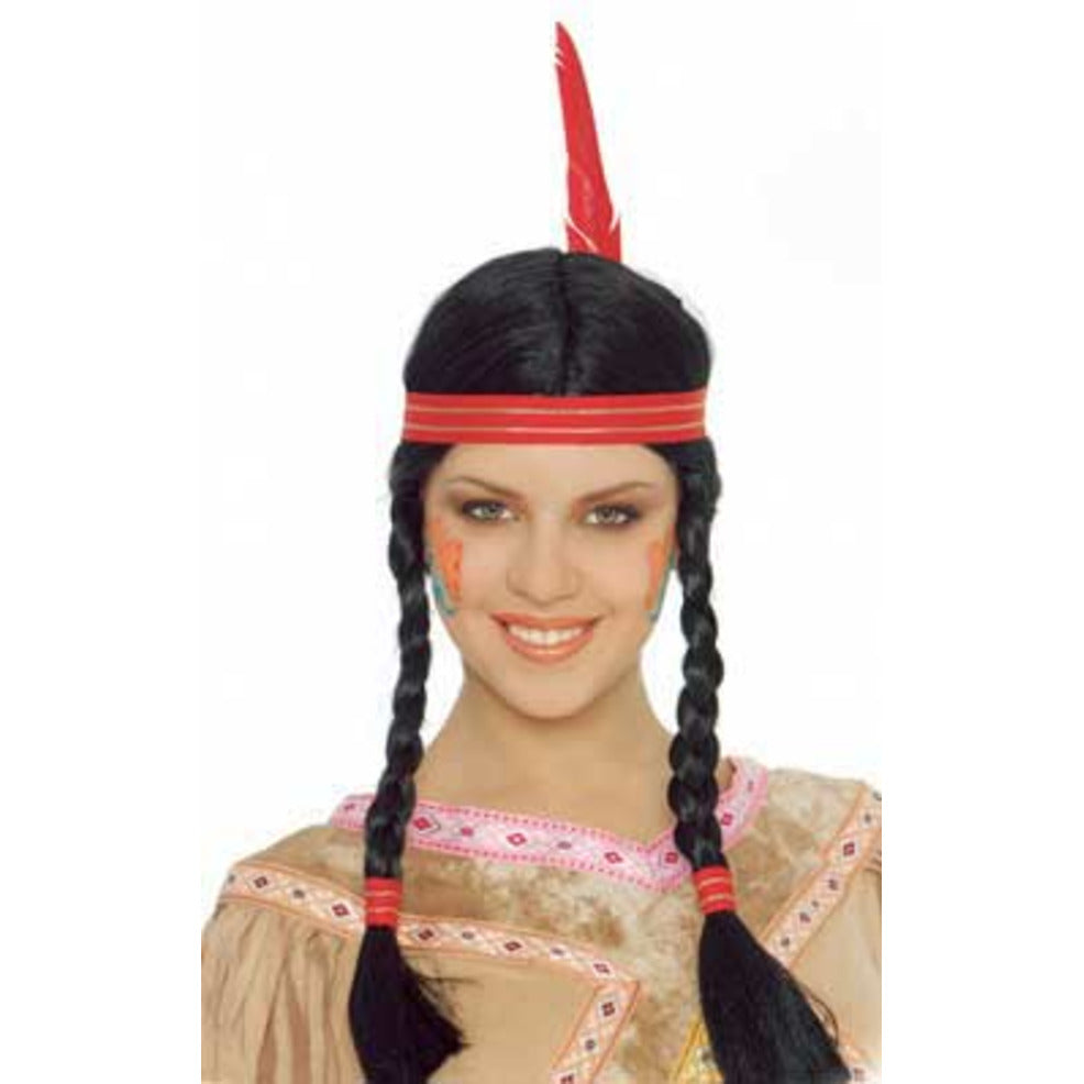 Peluca India Trenzas | Don Disfraz