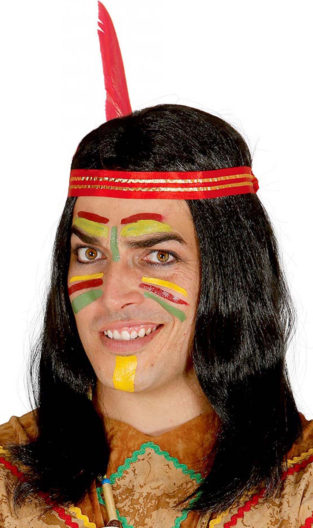 Perruque Indien Plume