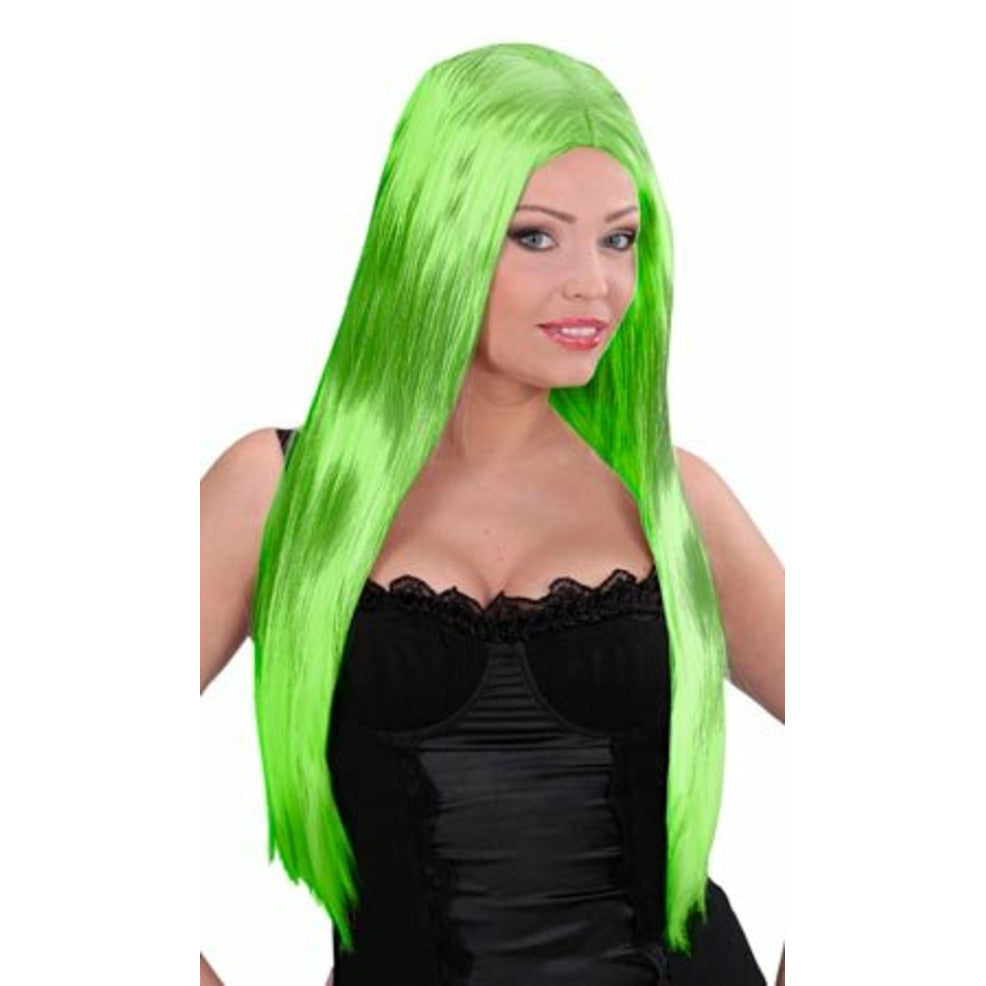Peluca Larga Glamour Colores | Don Disfraz