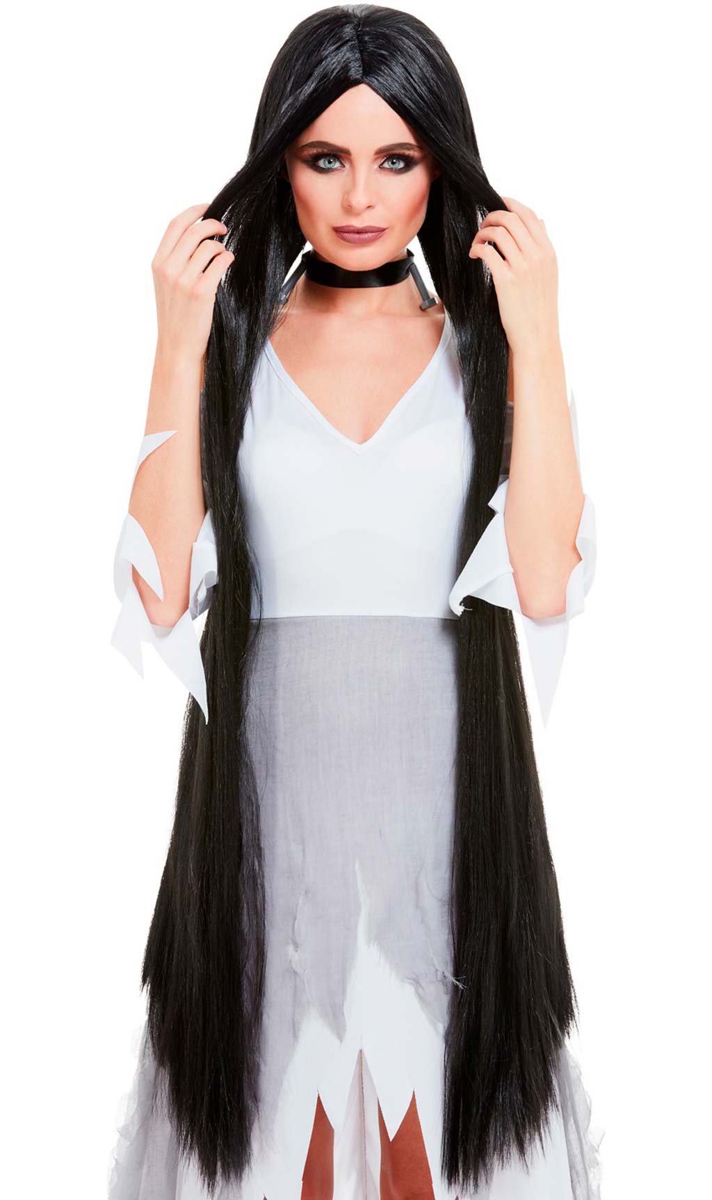 Perruque Noire Extra Longue