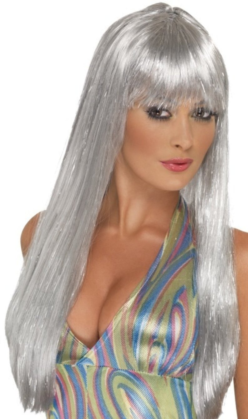 Perruque Argentée Glitter