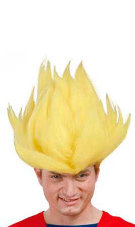 Perruque Guerrier Manga Blond