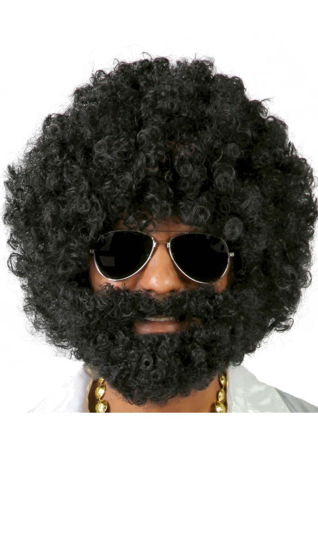 Perruque et Barbe Afro Extra