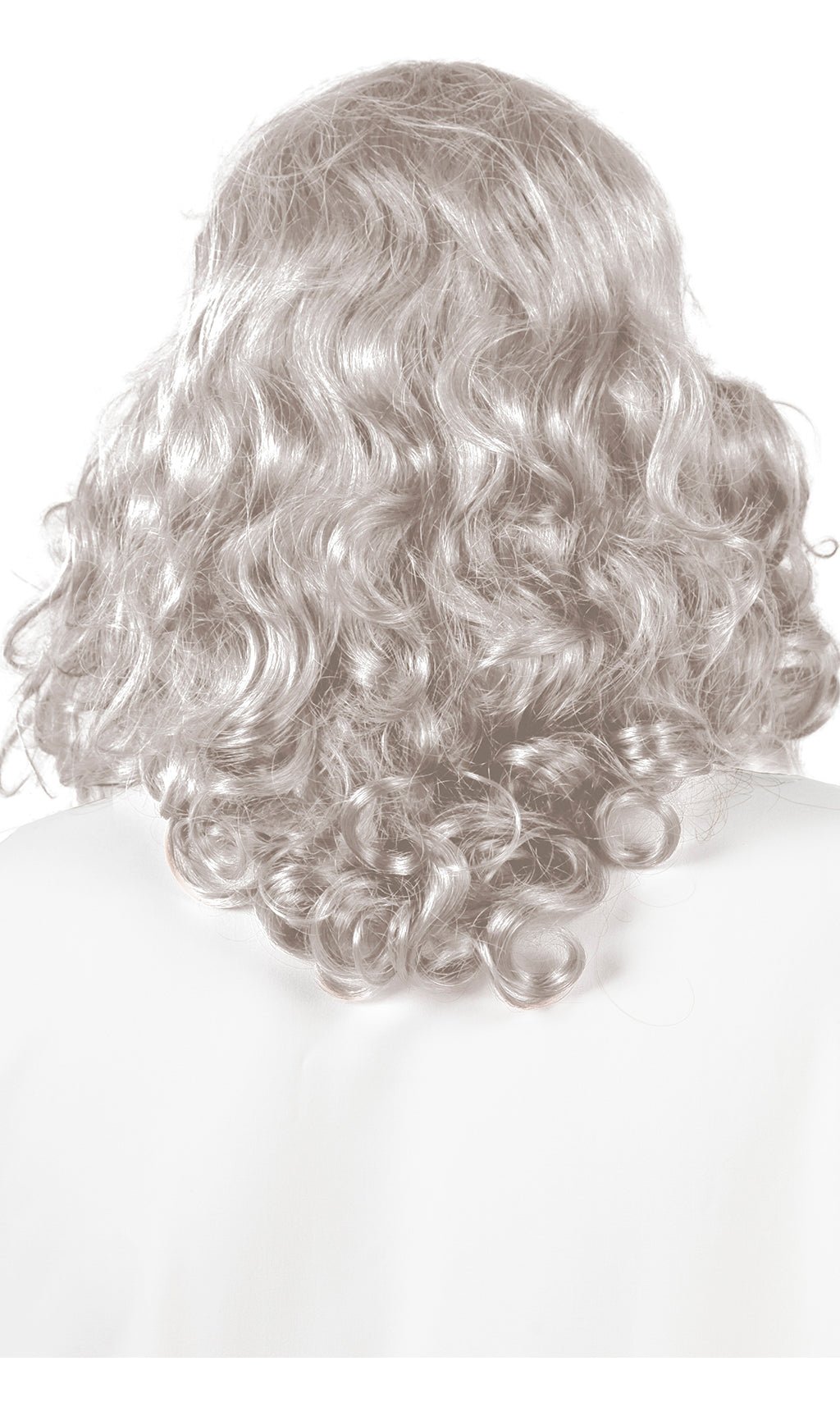 Perruque et barbe Roi Mage Deluxe Gris