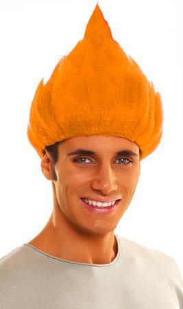 Perruque Troll Orange