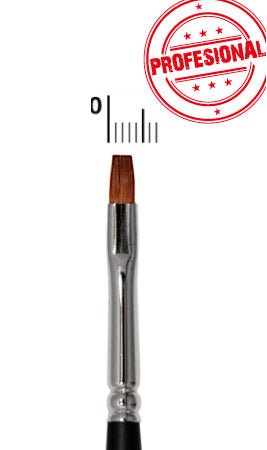 Pinceau Plat 4 mm Boeuf Professionnel
