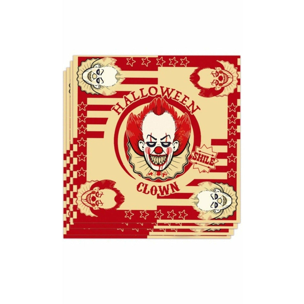 Servilletas de Payaso Siniestro | Don Disfraz