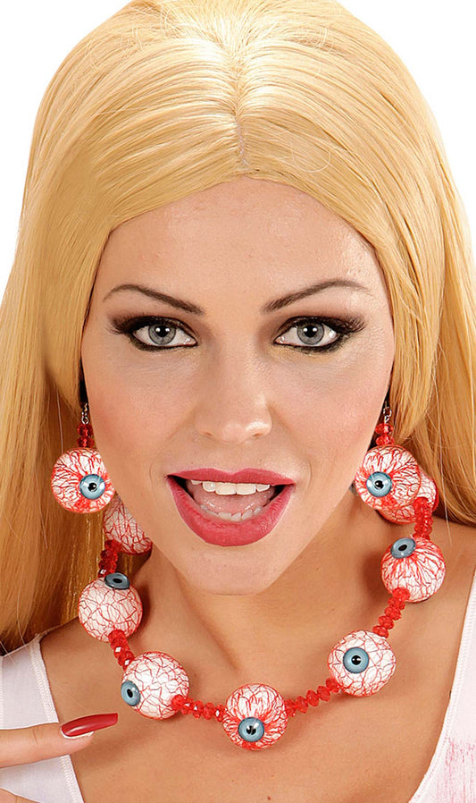 Kit Collier et Boucles Oreilles Yeux