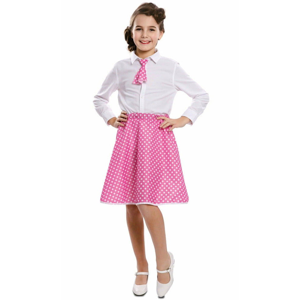 Set de Años 50 Fucsia para niña | Don Disfraz