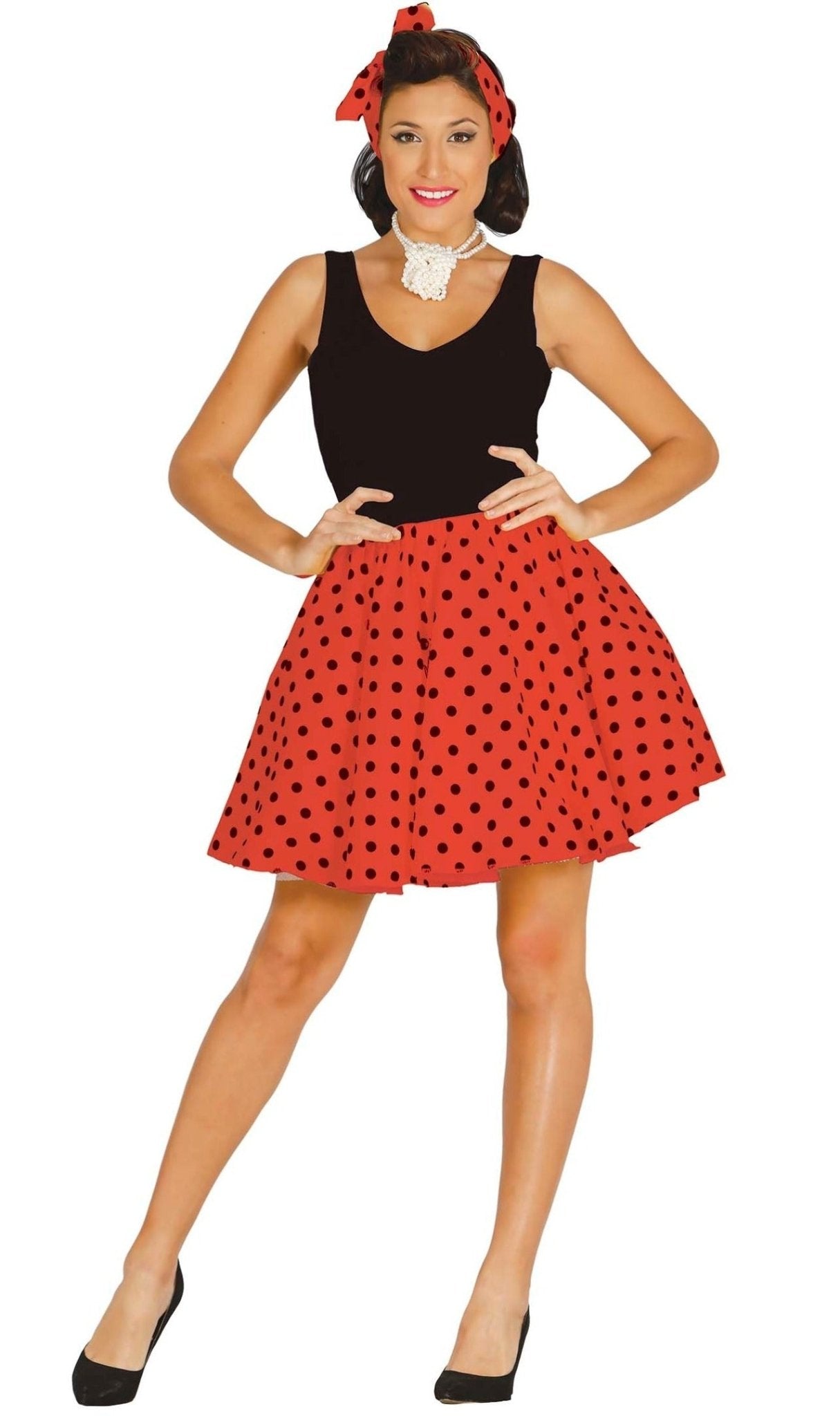 Kit Années 50 à Pois Rouges