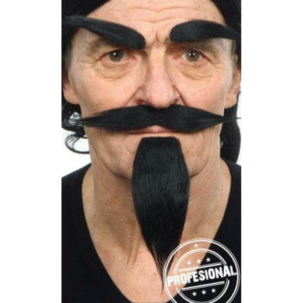 Set Pelos Negros Diablo 035-MF | Don Disfraz