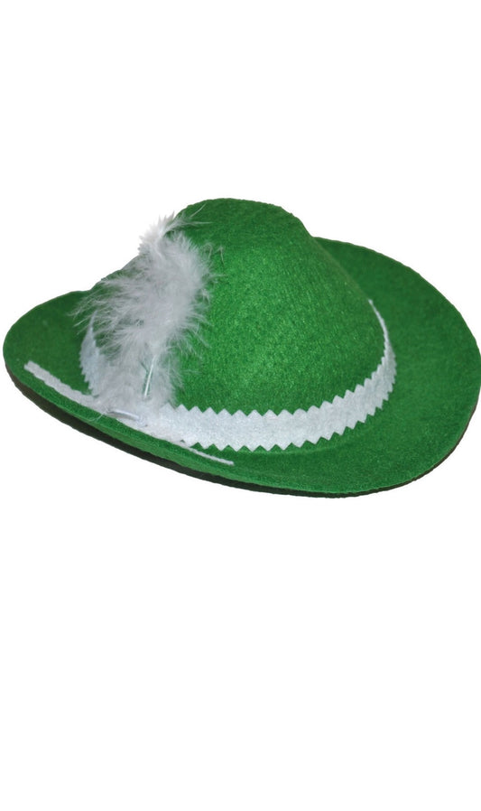 Chapeau Chic de Tyrolienne Verte