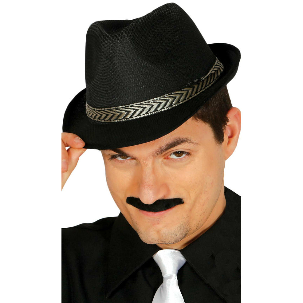 Sombrero de Gangster Negro Eco | Don Disfraz