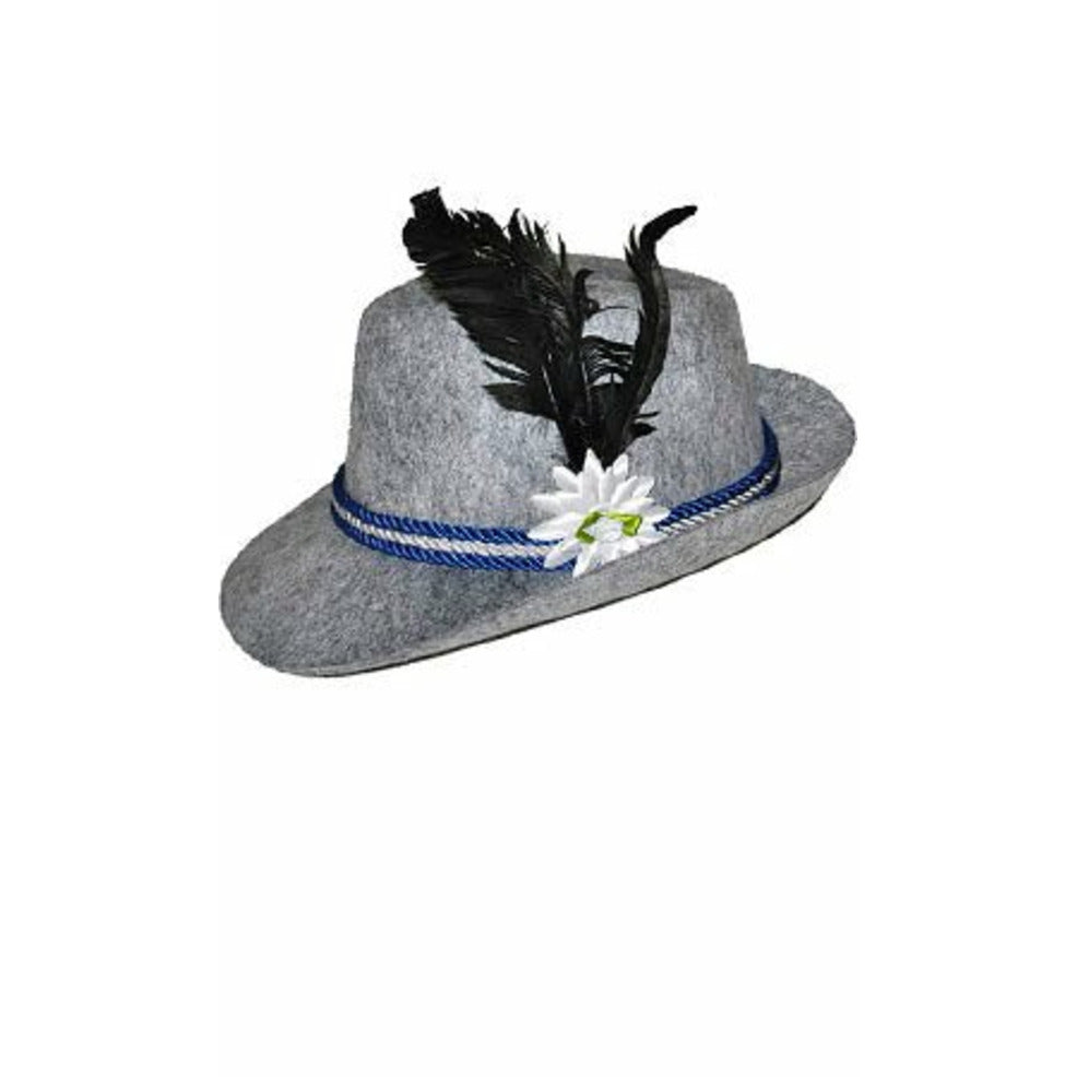 Sombrero Tirol Gris Flor | Don Disfraz