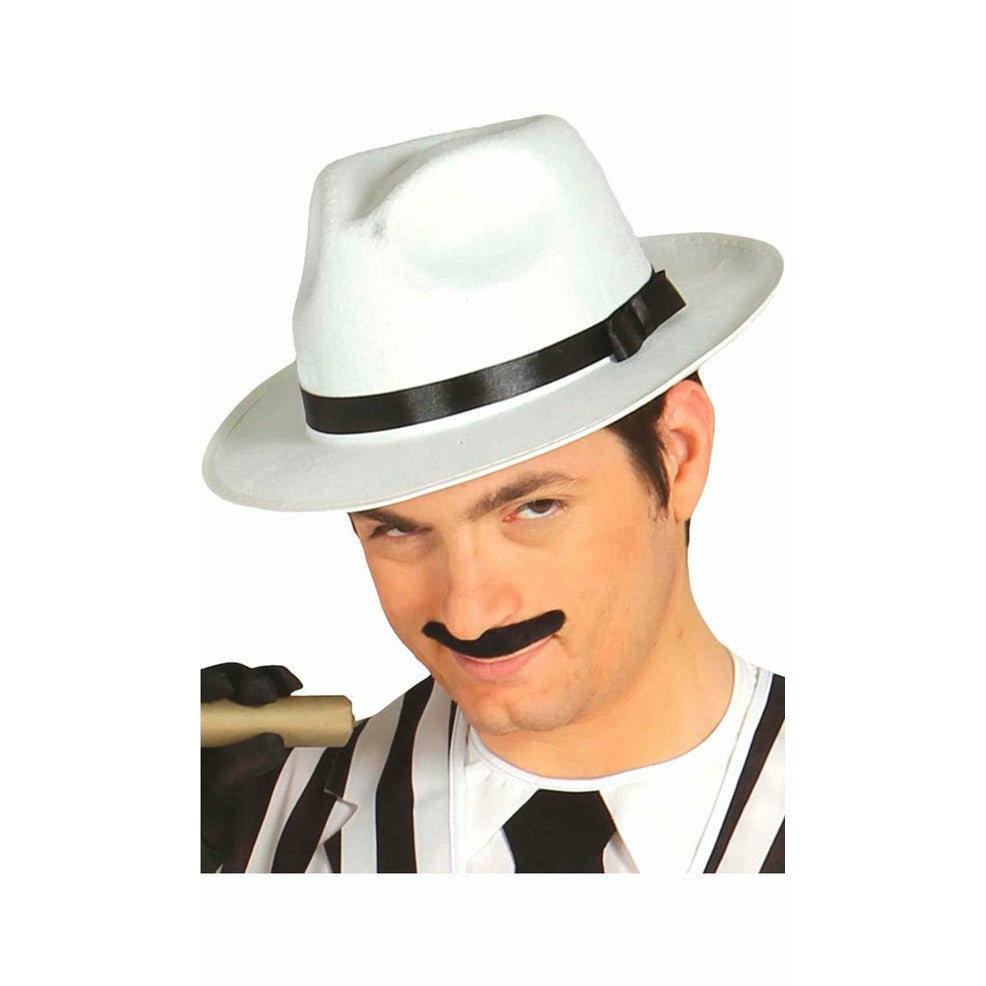Sombrero Gangster Blanco | Don Disfraz
