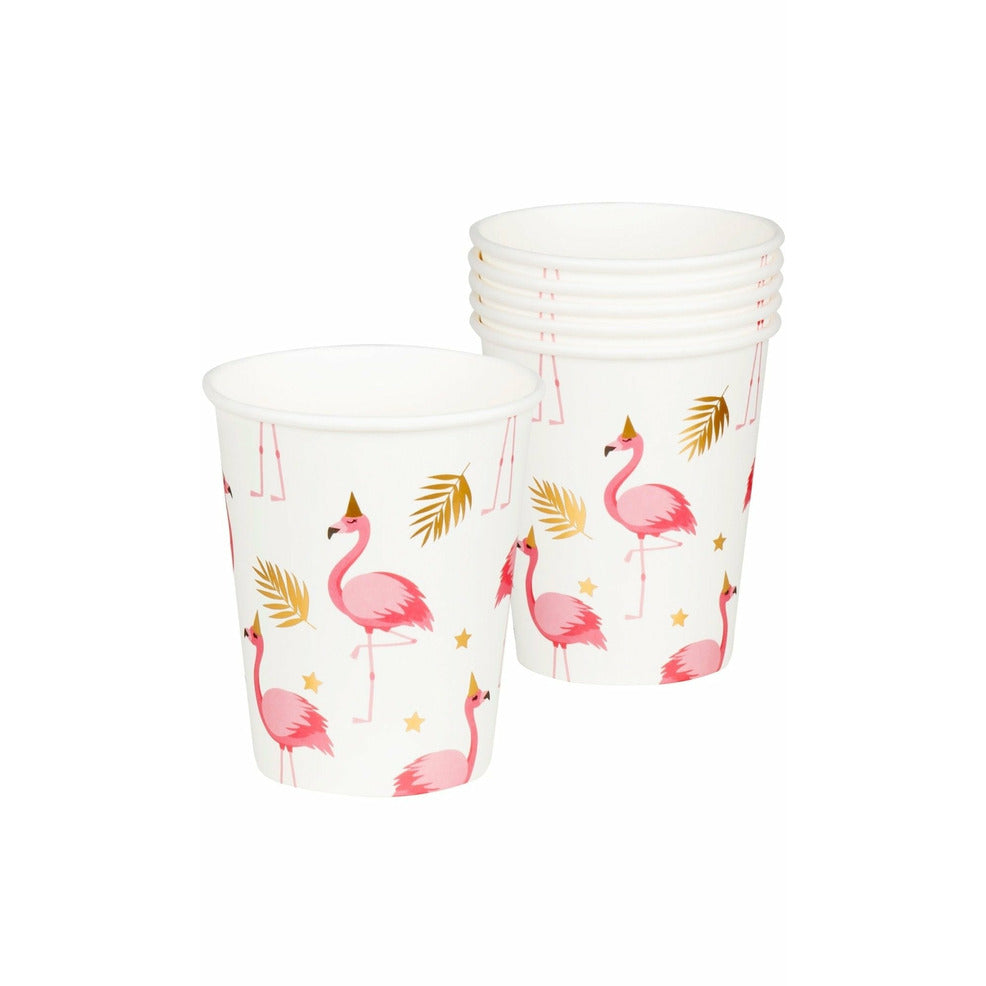Vasos de Flamenco Rosa | Don Disfraz