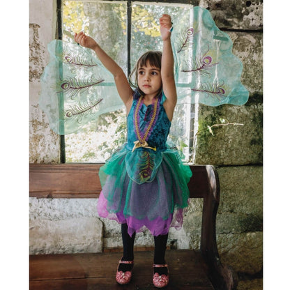 Déguisement de Paon de Couleur pour fille