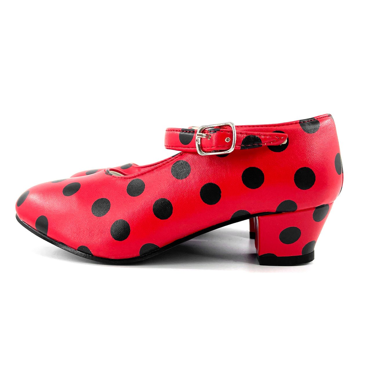 Chaussures de flamenco rouges