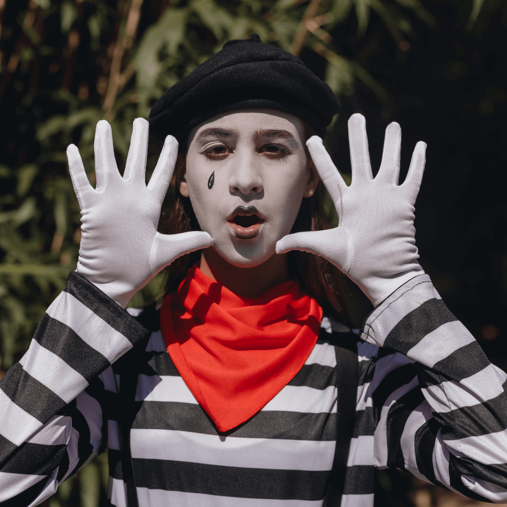 Disfraz mimo