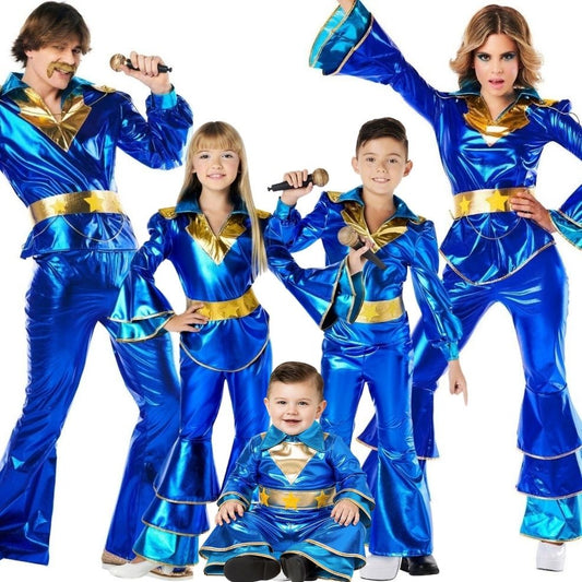 Déguisements de groupe Disco Bleu