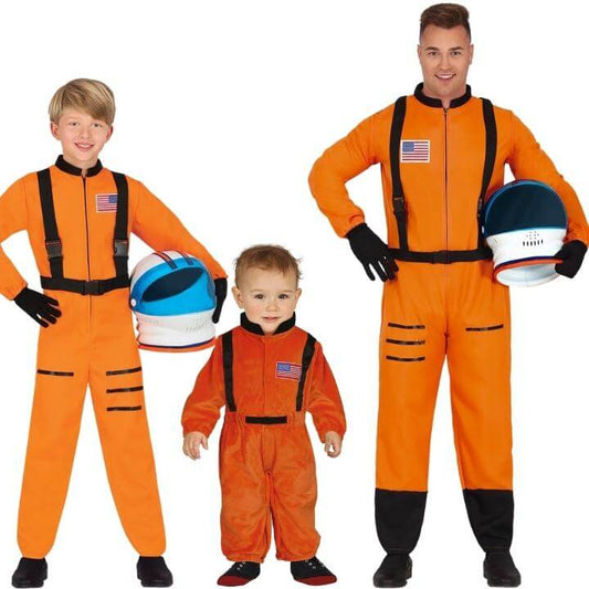 Déguisements en groupe de Astronautes Orange