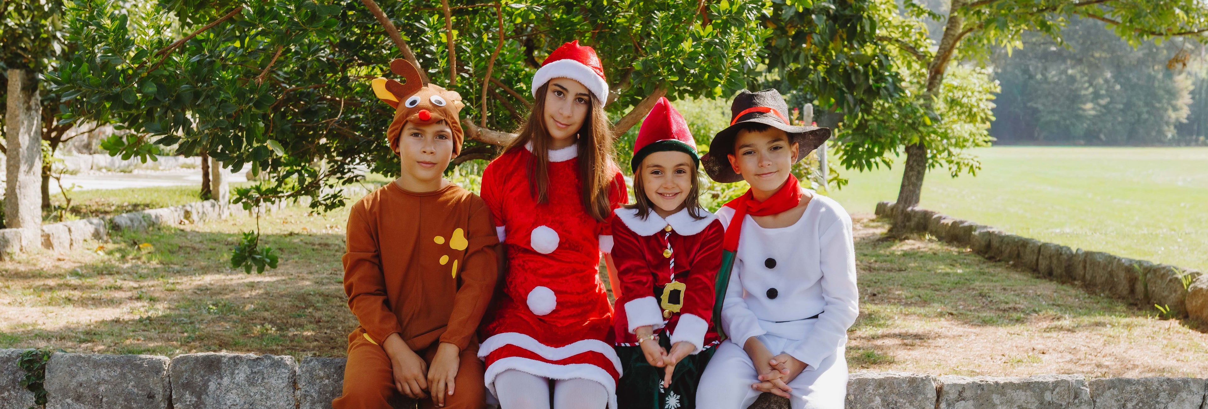 Disfraces cuquis para sesiones de fotos navideñas